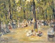 Max Liebermann Kinderspielplatz im Berliner Tiergarten oil on canvas